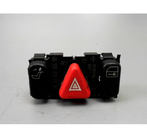 BOUTON DE WARNING MERCEDES CLASSE CLK COUPE 2P I Phase 1 (208) 1997-1999