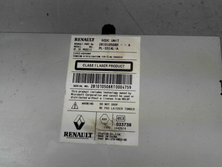 AUTORADIO RENAULT LATITUDE 2013