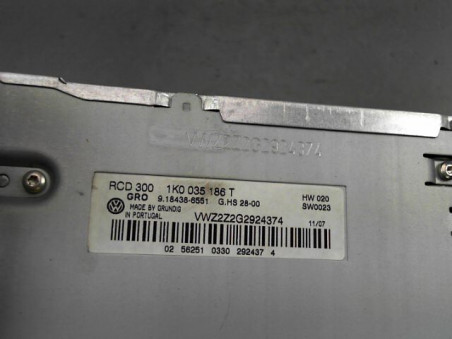 AUTORADIO VOLKSWAGEN GOLF 2007