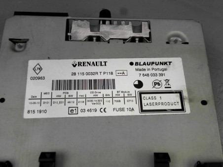 AUTORADIO RENAULT TWINGO 2010