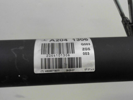TRANSMISSION LONGITUDINALE ARRIERE MERCEDES CLASSE C 2007
