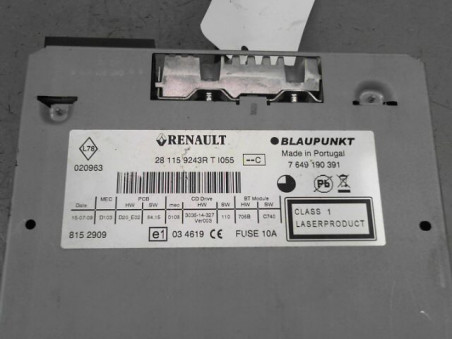 AUTORADIO RENAULT MEGANE 2009