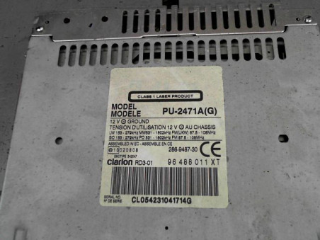AUTORADIO CITROEN C2 2003