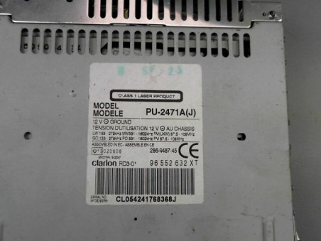 AUTORADIO PEUGEOT 206 2004