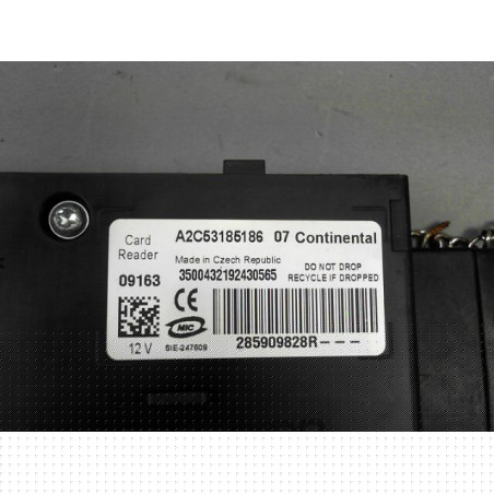 LECTEUR DE CARTE RENAULT MEGANE III Phase 1 2008-2012