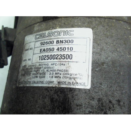 COMPRESSEUR AIR CONDITIONNE NISSAN ALMERA TINO MONOSP. Phase 1 2000-2003