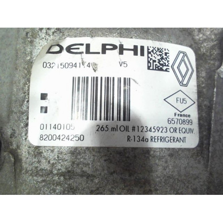 COMPRESSEUR AIR CONDITIONNE RENAULT LAGUNA II Phase 2 2005-2007