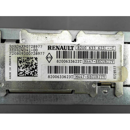 AUTORADIO RENAULT CLIO III Phase 1 2005-2009