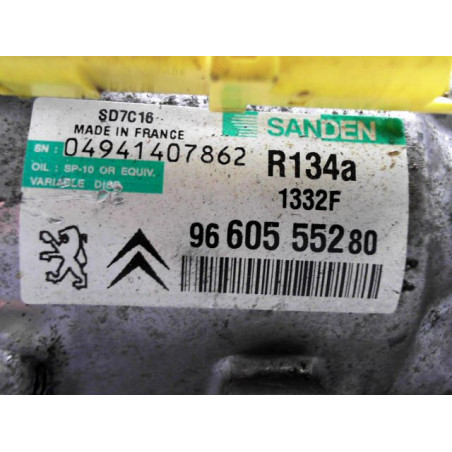 COMPRESSEUR AIR CONDITIONNE PEUGEOT 407 BERL. Phase 2 2008-2011