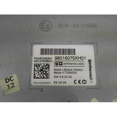 AUTORADIO PEUGEOT 308 SW I Phase 1 2008-2011