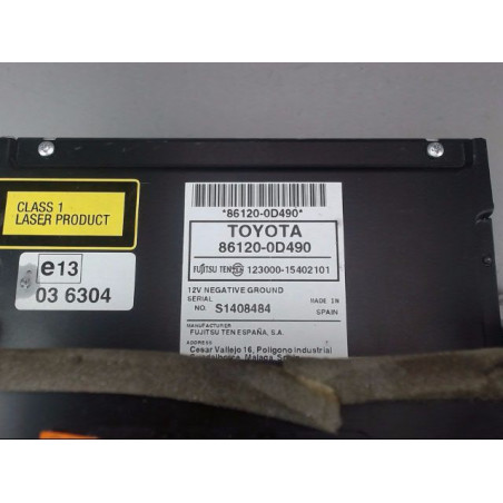 AUTORADIO TOYOTA YARIS II Phase 2 2009-2011