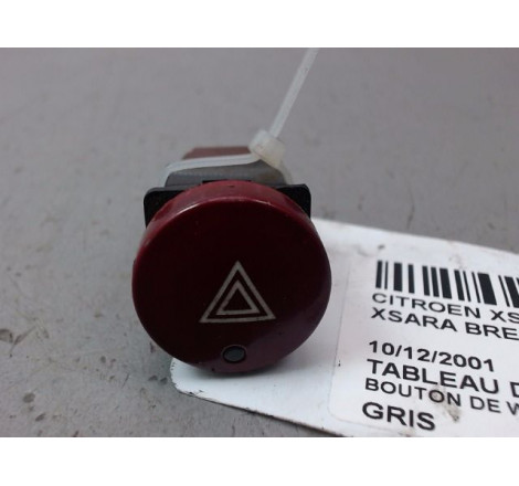 BOUTON DE WARNING CITROEN XSARA BREAK Phase 2 2000-2005