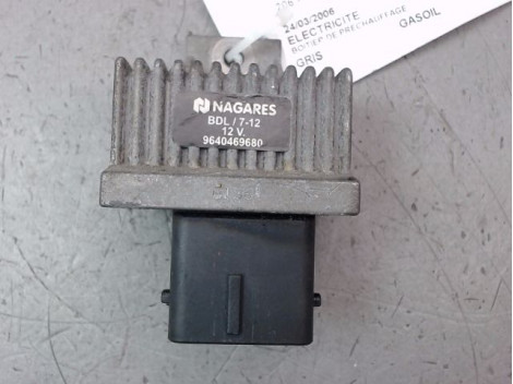 BOITIER DE PRECHAUFFAGE PEUGEOT 206 1998-2009