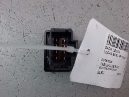BOUTON DE WARNING DACIA LOGAN BERL. I Phase 1 2005-2008