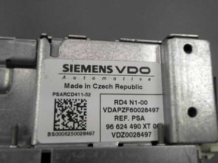AUTORADIO CITROEN C3 I Phase 2 2005-2010