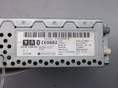 AUTORADIO CITROEN C3 II Phase 1 (A51) 2009-2013